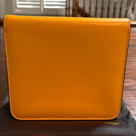 FENDI Fab Leather Crystal Mini Crossbody Bag - Picture 3 of 15